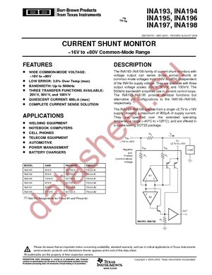 INA195AIDBVT datasheet  